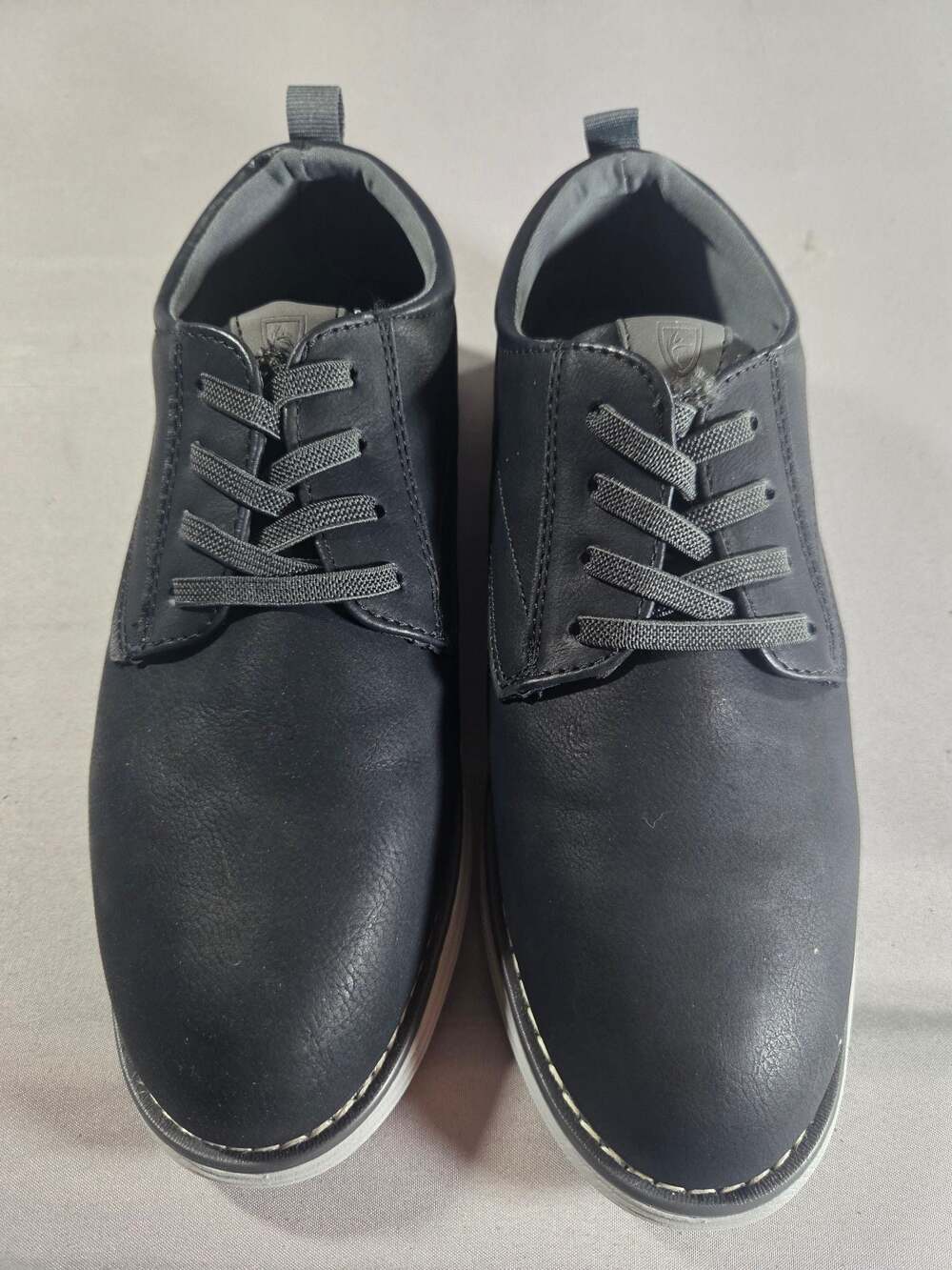 Deer Stags Boys' Dapper Jr. Dress Casual Oxford Shoes, Black/Charcoal, Size 5M